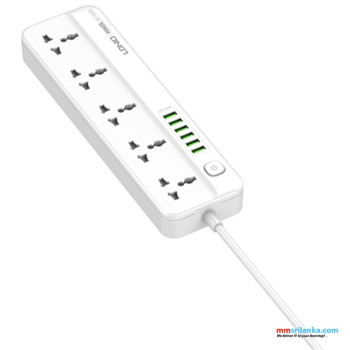 LDNIO SC5614 5AC Outlets Universal Power Strip (6M)